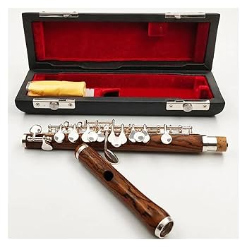 Amazon | 木製ボディ銀メッキキーピッコロCキーハーフサイズ